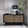 Bentley Designs Camden Weathered Oak & Peppercorn Wide Sideboard