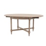Gallery Direct Gallery Direct Artisan Extending Round Dining Table + 6 Dining Chairs
