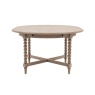 Gallery Direct Gallery Direct Artisan Extending Round Dining Table + 4 Dining Chairs