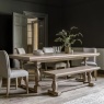 Gallery Direct Gallery Direct Vancouver Extending Dining Table + 4 Dining Chairs + Bench