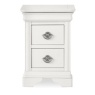 Bentley Designs Bentley Designs Chantilly White 2-Drawer Bedside Table