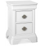 Bentley Designs Chantilly White 2-Drawer Bedside Table