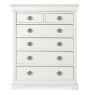 Bentley Designs Bentley Designs Chantilly White 2+4 Drawer Chest