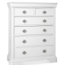 Bentley Designs Bentley Designs Chantilly White 2+4 Drawer Chest