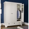 Bentley Designs Bentley Designs Chantilly White Triple Wardrobe