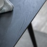 Gallery Direct Gallery Direct Astley Black Oak 160cm Dining Table