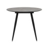 Gallery Direct Astley Black Oak 90cm Round Dining Table
