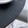 Gallery Direct Gallery Direct Astley Black Oak 90cm Round Dining Table
