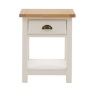 Gallery Direct Eton White 1 Drawer Bedside Table
