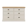 Gallery Direct Eton Painted White 6 Drawer Chest