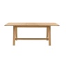 Gallery Direct Eton Natural Extending Trestle Dining Table