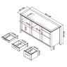 Bentley Designs Bentley Designs Bergen Oak Wide Sideboard