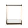 Gallery Direct Avento Bronze Glass Side Table