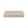 Gallery Direct Como 3 Seater Sofa - Verona Ghost