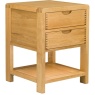 Ercol Ercol 1368 Bosco 2 Drawer Bedside Cabinet