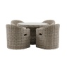 Gallery Direct Ragusa Garden 4 Seater Round Dining Set