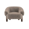 Gallery Direct Heston Armchair - Mikah Wicker With Ebony Legs