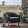 Gallery Direct Gallery Direct Heston Armchair - Mikah Wicker With Ebony Legs