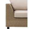 Gallery Direct Salcombe Lounge Set Natural Cushion and Arm Detail Outdoor Furniture