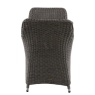 Gallery Direct Ascot Bistro Set Chair Back Detail Salt Spray Outdoor Furniture