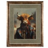 Gallery Direct Dapper Highlander Framed Art – Highland Cow Wall Art