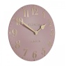 Gallery Direct Thomas Kent Arabic 20cm Large Wall Clock Blush Pink