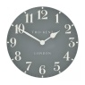 Gallery Direct Thomas Kent Arabic 20cm Large Wall Clock Flax Blue