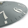 Gallery Direct Thomas Kent Arabic 20cm Large Wall Clock Flax Blue