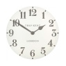 Gallery Direct Thomas Kent Arabic 20cm Large Wall Clock Limestone
