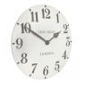 Gallery Direct Thomas Kent Arabic 12cm Wall Clock Limestone