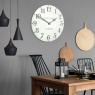 Gallery Direct Thomas Kent Arabic 12cm Wall Clock Limestone