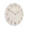Gallery Direct Thomas Kent Arabic 12cm Wall Clock Oatmeal