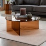 Gallery Direct Gallery Direct Parioli Glass Coffee Table Bronze