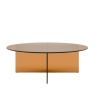 Gallery Direct Gallery Direct Parioli Glass Coffee Table Bronze