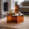 Gallery Direct Parioli Glass Coffee Table Bronze