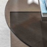 Gallery Direct Gallery Direct Parioli Glass Coffee Table Charcoal