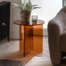 Gallery Direct Parioli Glass Side Table Bronze