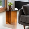 Gallery Direct Gallery Direct Parioli Glass Side Table Bronze
