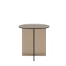 Gallery Direct Gallery Direct Parioli Glass Side Table Charcoal