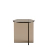 Gallery Direct Gallery Direct Parioli Glass Side Table Charcoal