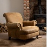 Tetrad Romney Chair in Comanche Timber Leather - Brentham Furniture