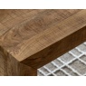 Gallery Direct Iowa Dining Bench Natural close up wood detail