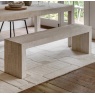 Gallery Direct Iowa Dining Bench Whitewash
