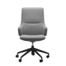 Stressless Furniture Stressless Mint High Back Office Chair With Arms - Quick Ship
