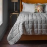Gallery Quilted Cotton Bedspread - Grey