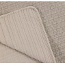 Gallery Direct Gallery Cotton Velvet Stitched Bedspread - Taupe