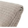 Gallery Direct Gallery Cotton Velvet Stitched Bedspread - Taupe