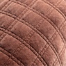 Gallery Direct Gallery Cotton Velvet Stitched Bedspread - Rust