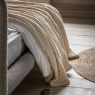 Gallery Direct Gallery Crinkle Stripe Bedspread - Beige