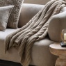 Gallery Direct Gallery Luxury Melange Knit Throw - Oatmeal